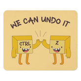 We Can Undo It Mouse Pad, Ctrl Z High Five, Funny Computer, Nerdy Gift, Cute Mousepad, Tech Gift, Home Office Decor, Work From Home - Tawshia
